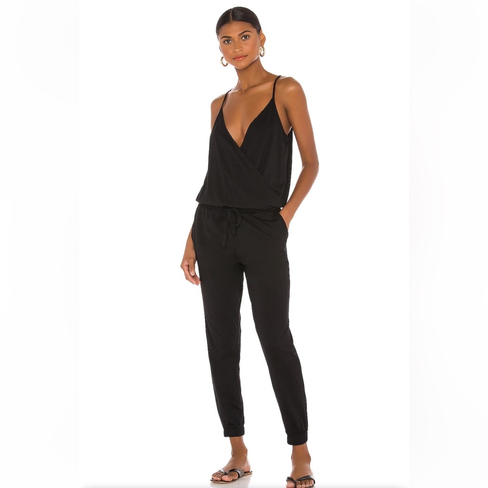 Bobi supreme jersey surplice jumpsuit